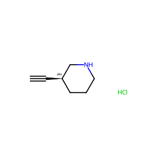 (3S)-3-ethynylpiperidine hydrochloride