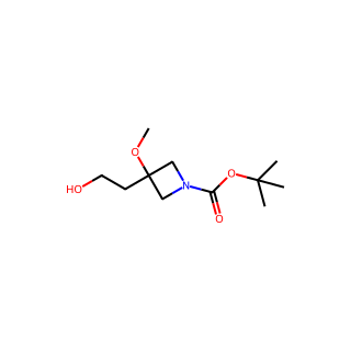 tert-butyl 3-(2-hydroxyethyl)-3-methoxyazetidine-1-carboxylate