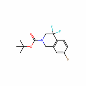 tert-butyl 7-bromo-4,4-difluoro-1,3-dihydroisoquinoline-2-carboxylate