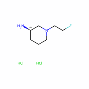 (3R)-1-(2-fluoroethyl)piperidin-3-amine;dihydrochloride