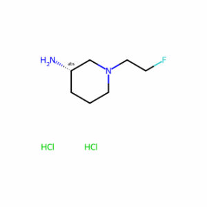 (3S)-1-(2-fluoroethyl)piperidin-3-amine;dihydrochloride