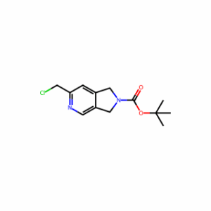 tert-Butyl 6-(chloromethyl)-1H-pyrrolo[3,4-c]pyridine-2(3H)-carboxylate