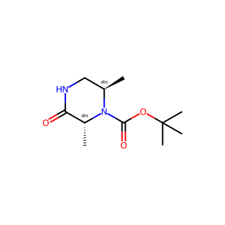 tert-butyl (2R,6R)-2,6-dimethyl-3-oxo-piperazine-1-carboxylate