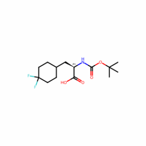 (2R)-2-{[(tert-butoxy)carbonyl]amino}-3-(4,4-difluorocyclohexyl)propanoic acid