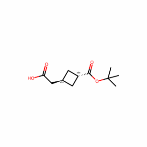trans-2-(3-tert-butoxycarbonylcyclobutyl)acetic acid