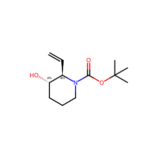 tert-butyl (2R,3S)-3-hydroxy-2-vinyl-piperidine-1-carboxylate