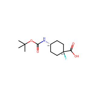 trans-4-(tert-butoxycarbonylamino)-1-fluoro-cyclohexanecarboxylic acid