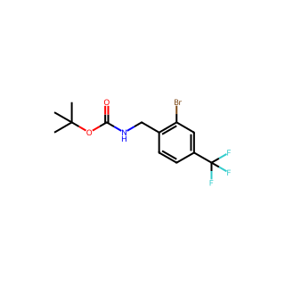 tert-Butyl 2-bromo-4-(trifluoromethyl)benzylcarbamate