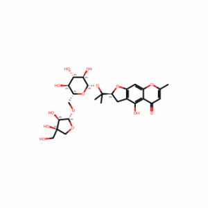 Visammioside, 6″-O-apiosyl-