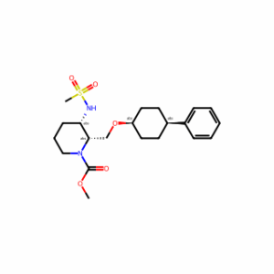(2R,3S)-Methyl 3-(methylsulfonamido)-2-(((cis-4-phenylcyclohexyl)oxy)methyl)piperidine-1-carboxylate