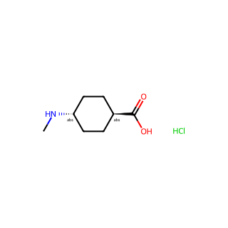 trans-4-(methylamino)cyclohexanecarboxylic acid;hydrochloride