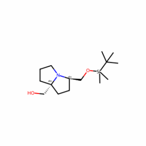 ((3R,7aR)-3-(((tert-Butyldimethylsilyl)oxy)methyl)tetrahydro-1H-pyrrolizin-7a(5H)-yl)methanol