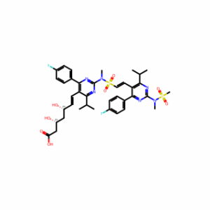 (3R,5S,E)-7-(4-(4-Fluorophenyl)-2-((E)-2-(4-(4-fluorophenyl)-6-isopropyl-2-(N-methylmethylsulfonamido)pyrimidin-5-yl)-N-methylvinylsulfonamido)-6-isopropylpyrimidin-5-yl)-3,5-dihydroxyhept-6-enoic acid
