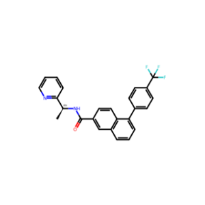 (S)-N-(1-(Pyridin-2-yl)ethyl)-5-(4-(trifluoromethyl)phenyl)-2-naphthamide
