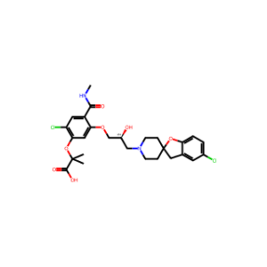(S)-2-(2-Chloro-5-(3-(5-chloro-3H-spiro[benzofuran-2,4′-piperidin]-1′-yl)-2-hydroxypropoxy)-4-(methylcarbamoyl)phenoxy)-2-methylpropanoic acid