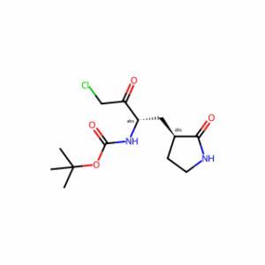 tert-Butyl ((S)-4-chloro-3-oxo-1-((S)-2-oxopyrrolidin-3-yl)butan-2-yl)carbamate