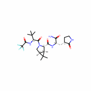 (1R,2S,5S)-N-[(1S)-2-Amino-2-oxo-1-[[(3S)-2-oxo-3-pyrrolidinyl]methyl]ethyl]-3-[(2S)-3,3-dimethyl-1-oxo-2-[(2,2,2-trifluoroacetyl)amino]butyl]-6,6-dimethyl-3-azabicyclo[3.1.0]hexane-2-carboxamide