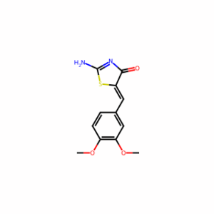 (5Z)-2-Amino-5-[(3,4-dimethoxyphenyl)methylene]-4(5H)-thiazolone