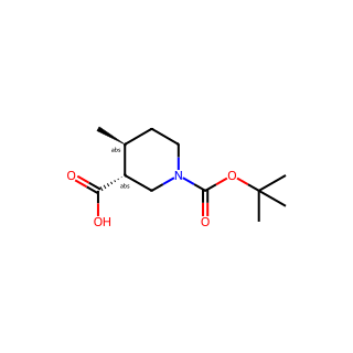 (3R,4S)-1-(Tert-butoxycarbonyl)-4-methylpiperidine-3-carboxylic acid
