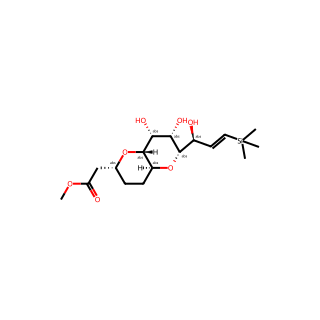 L-ARABINO-D-ALLO-TRIDEC-12-ENONIC ACID, 3,7:6,10-DIANHYDRO-2,4,5,12,13-PENTADEOXY-13-(TRIMETHYLSILYL)-, METHYL ESTER, (12E)-