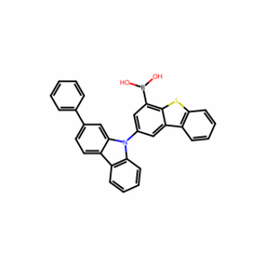 (2-(2-Phenyl-9H-carbazol-9-yl)dibenzo[b,d]thiophen-4-yl)boronic acid