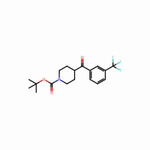 tert-Butyl 4-(3-(trifluoromethyl)benzoyl)piperidine-1-carboxylate