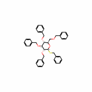 (2R,3R,4S,5R,6S)-3,4,5-Tris(benzyloxy)-2-((benzyloxy)methyl)-6-(benzylthio)tetrahydro-2H-pyran