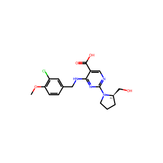 (R)-4-((3-Chloro-4-methoxybenzyl)amino)-2-(2-(hydroxymethyl)pyrrolidin-1-yl)pyrimidine-5-carboxylic acid