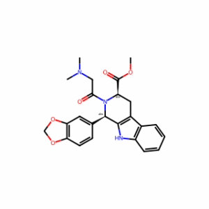 (1R,3R)-methyl 1-(benzo[d][1,3]dioxol-5-yl)-2-(2-(dimethylamino)acetyl)-2,3,4,9-tetrahydro-1H-pyrido[3,4-b]indole-3-carboxylate  (Tadalafil Impurity）