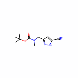 tert-Butyl (5-cyano-1H-pyrazol-3-yl)methyl(methyl)carbamate