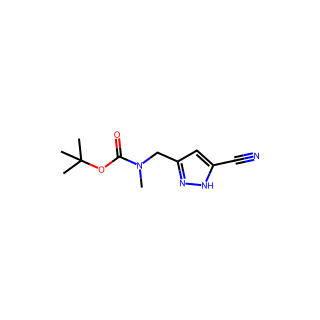 tert-Butyl (5-cyano-1H-pyrazol-3-yl)methyl(methyl)carbamate