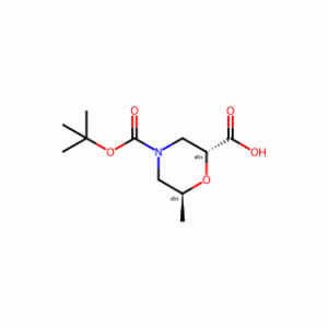 (2R,6S)-4-(tert-Butoxycarbonyl)-6-methylmorpholine-2-carboxylic acid