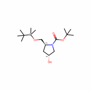 tert-Butyl (2S,4R)-2-(((tert-butyldimethylsilyl)oxy)methyl)-4-hydroxypyrrolidine-1-carboxylate