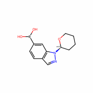 (1-(Tetrahydro-2H-pyran-2-yl)-1H-indazol-6-yl)boronic acid