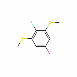 (2-Fluoro-5-iodo-1,3-phenylene)bis(methylsulfane)
