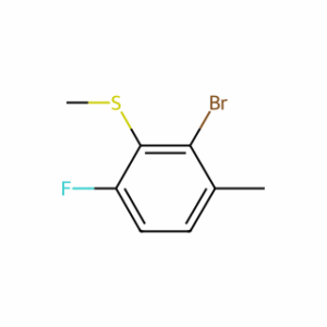 (2-Bromo-6-fluoro-3-methylphenyl)(methyl)sulfane