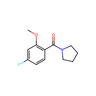 (4-Fluoro-2-methoxyphenyl)(pyrrolidin-1-yl)methanone