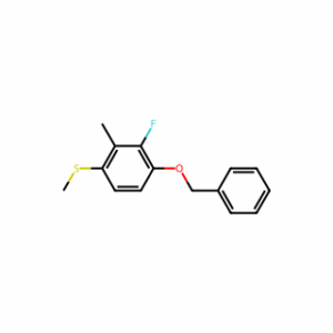 (4-(Benzyloxy)-3-fluoro-2-methylphenyl)(methyl)sulfane