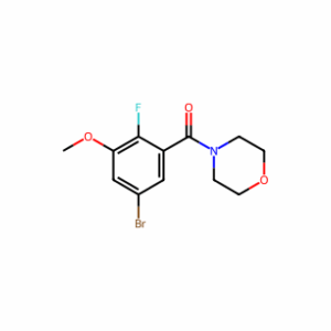 (5-Bromo-2-fluoro-3-methoxyphenyl)(morpholino)methanone