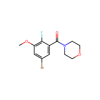 (5-Bromo-2-fluoro-3-methoxyphenyl)(morpholino)methanone