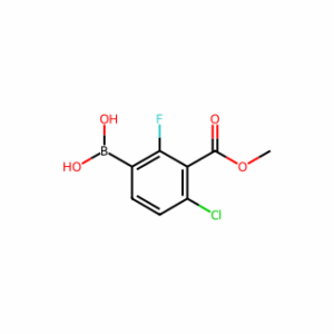 (4-Chloro-2-fluoro-3-(methoxycarbonyl)phenyl)boronic acid