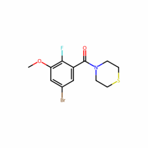 (5-Bromo-2-fluoro-3-methoxyphenyl)(thiomorpholino)methanone