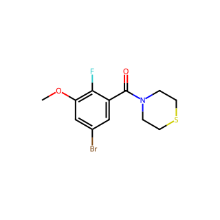 (5-Bromo-2-fluoro-3-methoxyphenyl)(thiomorpholino)methanone