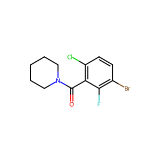 (3-bromo-6-chloro-2-fluorophenyl)(piperidin-1-yl)methanone