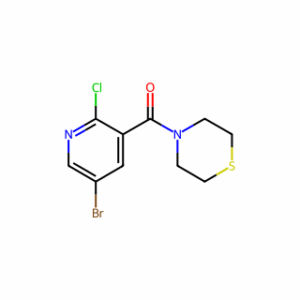 (5-Bromo-2-chloropyridin-3-yl)(thiomorpholino)methanone