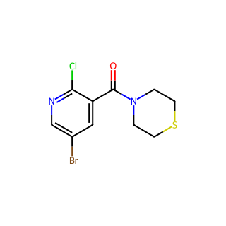 (5-Bromo-2-chloropyridin-3-yl)(thiomorpholino)methanone