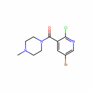 (5-Bromo-2-chloropyridin-3-yl)(4-methylpiperazin-1-yl)methanone