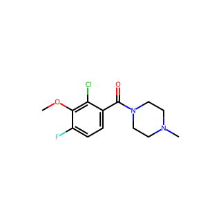 (2-Chloro-4-fluoro-3-methoxyphenyl)(4-methylpiperazin-1-yl)methanone