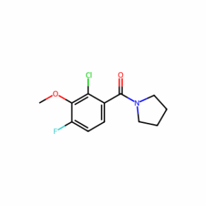 (2-Chloro-4-fluoro-3-methoxyphenyl)(pyrrolidin-1-yl)methanone