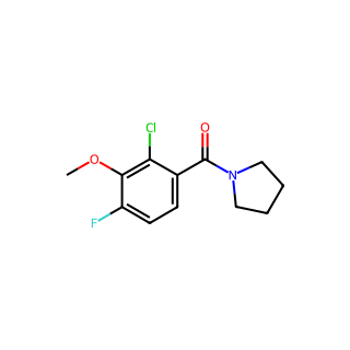(2-Chloro-4-fluoro-3-methoxyphenyl)(pyrrolidin-1-yl)methanone